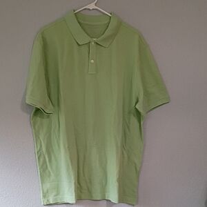 Banana Republic Light Green Polo Shirt